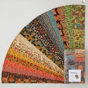 Pumpkin and Spice cotton jelly roll / strip set by Benartex